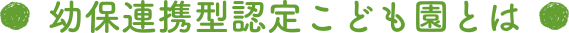 幼保連携型認定こども園とは